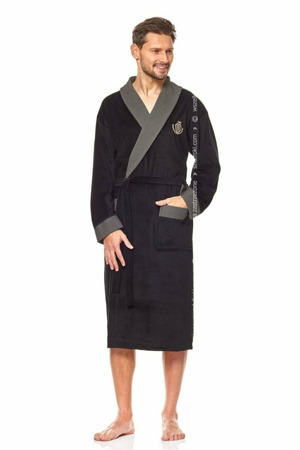 Pánský župan 9102 black - L&L