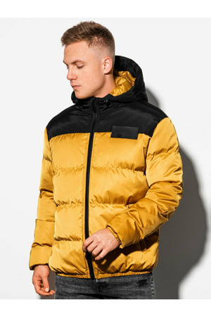 Pánská bunda Ombre Jacket C458 Yellow