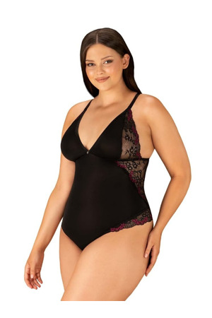 Jemné body Vanessme teddy 2XL/3XL - Obsessive