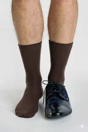 Antibakteriální netlačící ponožky Regina Purista