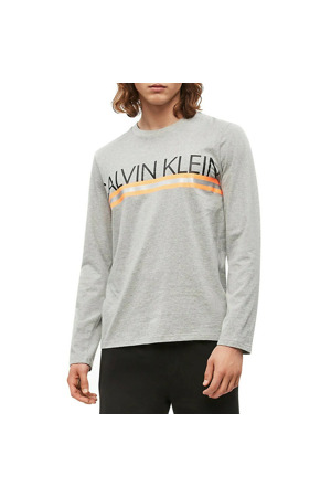 Pánské tričko NM1772E-080 šedá - Calvin Klein