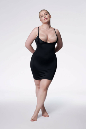 Zeštíhlující košilka 222 Black - Julimex