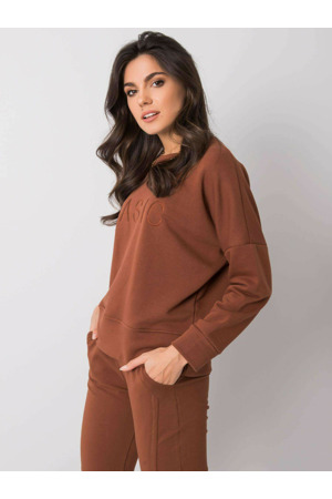 Mikina RV BL 6080.19 tmavě hnědá