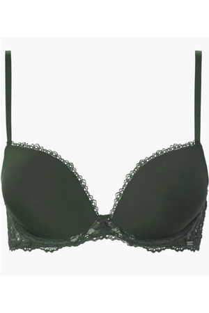 Dámská podprsenka QF6394E 0SR khaki Calvin Klein