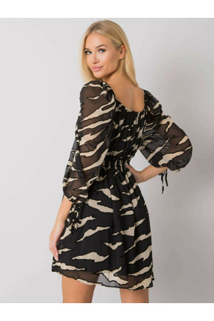 Šaty LC SK 22K 3040.19P černobílý