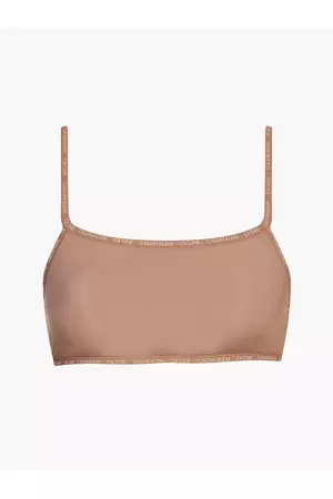 Nevyztužená braletka 2pack QD3806E 7NS béžová - Calvin Klein