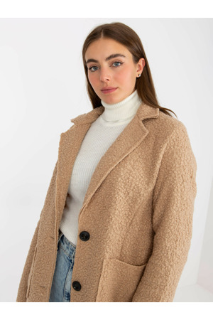 Dámský kabát TW EN BI 7372.18 béžoý