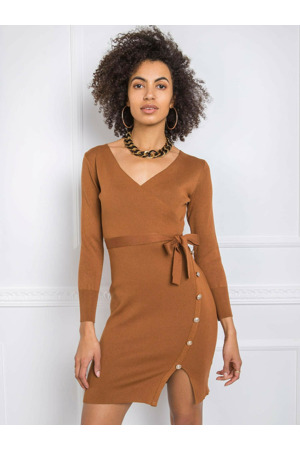 Šaty EM SK PL3965.14p světle hnědá