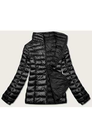 Lehká černá prošívaná dámská bunda (5M706-392)