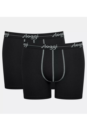 Pánské boxerky Start Short C2P box - BLACK - černé 0004 - SLOGGI