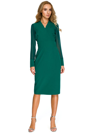 Stylove Šaty S136 Zelená