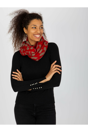 Tunelová šála AT KM ENEC B63 1.44P červená