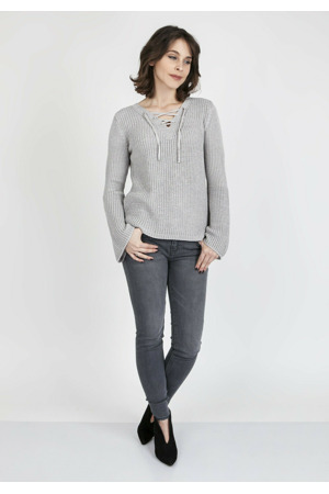 Dámský svetr Kylie SWE 117 Sweater Grey - MKMSwetters