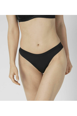 Dámská tanga Aura Spotlight High Leg string černá - TRIUMPH