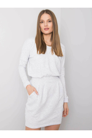 Šaty RV SK 6037.18X světle šedá