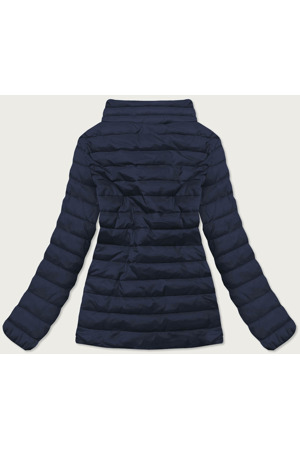 Tmavě modrá lehká prošívaná dámská bunda (20311-221)