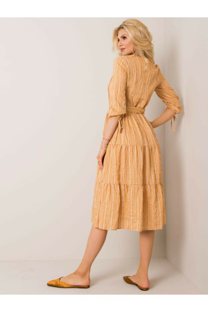 Šaty LK SK 508005.07P tmavě žlutá
