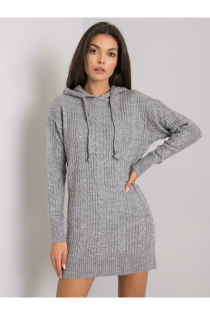 Dámské šaty s kapucí 7099 - RUE PARIS