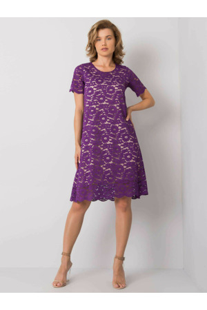 Šaty LK SK 506732.39P tmavě fialová
