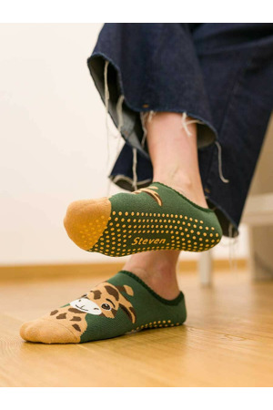 Dámské vzorované ponožky Steven art.132 Frotte ABS 35-40