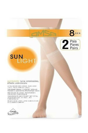 Dámské podkolenky Omsa| Sun Light 8 den A`2