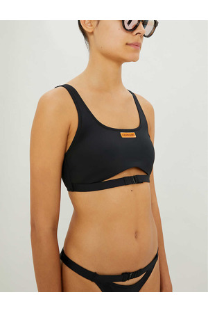 Vrchní díl plavek KW0KW00798-BEH černá - Calvin Klein