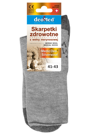 Zdravotní ponožky MEDIC DEO SILVERWOOL - JJW DEOMED