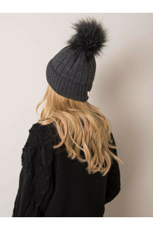 Dámská čepice 8.71 tmavě šedá