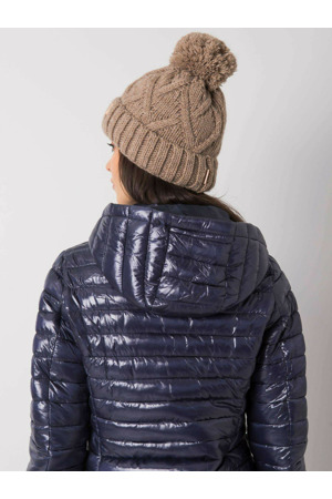 Dámská čepice.18 tmavě lila