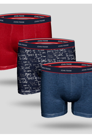 Pánské boxerky John Frank JF3BFG03 3Pack