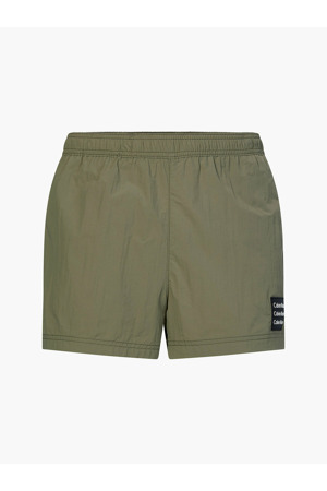 Plavkové šortky KM0KM00711 - MSP - Khaki - Calvin Klein