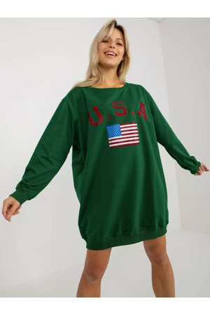 Mikina VI BL 3192.23P tmavě zelená