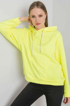 Dámská mikina Model EM-BL-ES-21-525.10 Fluo Yellow - Ex Moda