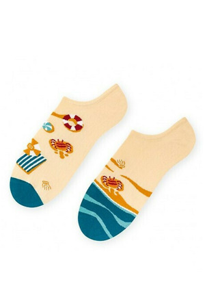 Asymetrické pánské ponožky ťapky More 009