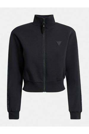 Dámská mikina na zip O1YA00KAMN2 - JBLK - Černá - Guess