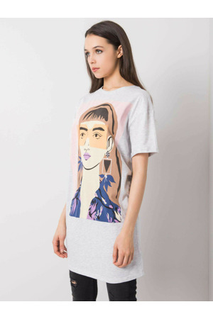 Tunika D12022O02382A světle šedá