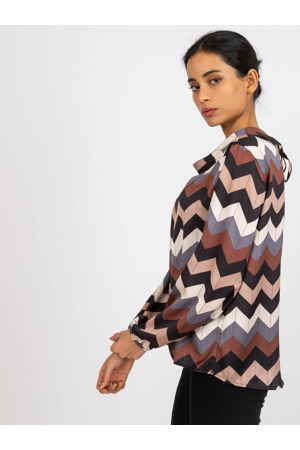 Halenka DHJ BZ 12311.49P černá a béžová