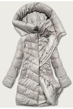 Béžová dámská zimní bunda (TY041-59)