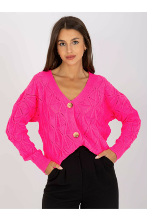 Dámský svetr LC SW 803 fluo růžový