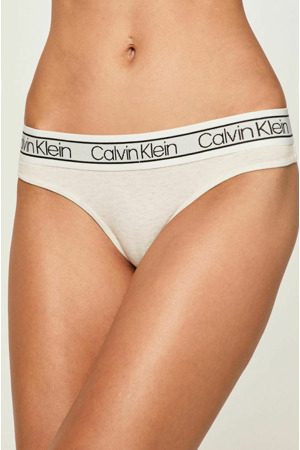 Tanga QF5234E-OW5 béžová - Calvin Klein