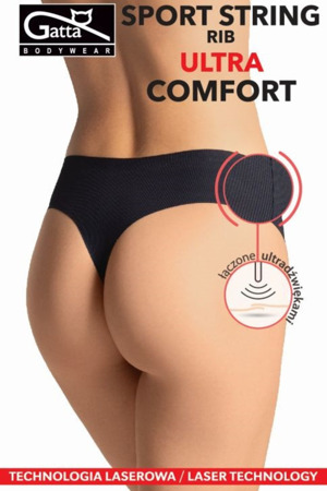Dámské kalhotky - SPORT STRING RIB ULTRA COMFORT