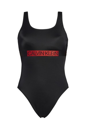 Dámské jednodílné plavky KW0KW00680 černá - Calvin Klein