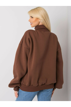 Mikina EM BL 649.23X tmavě hnědá