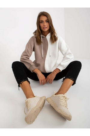 Mikina RV BL 8233.32X bílá béžová