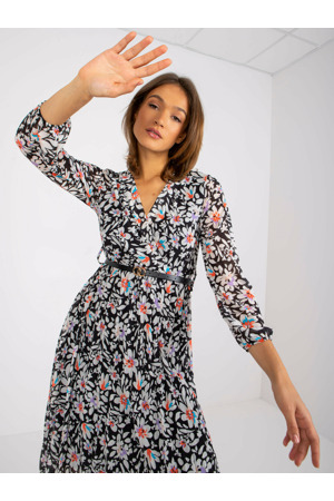 Šaty DHJ SK 10536A 1.80 černobílých