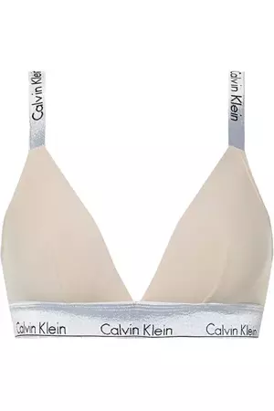 Podprsenka Bralette QF6132E - VJS - Béžová - Calvin Klein