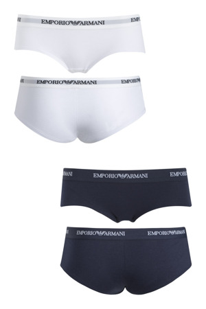 Kalhotky 2pcs 163263 CC317 10410 bílotmavěmodrá - Emporio Armani
