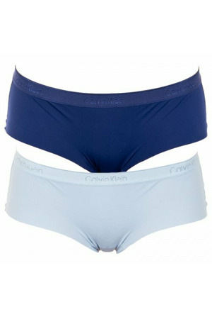 Kalhotky 2psc QD3696E-AAN modrá - Calvin Klein