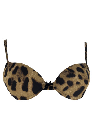 Dámská podprsenka DGWFBM21641 leopardí vzor - Dolce & Gabbana