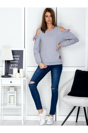 Mikina PL BL 1452.02 šedá